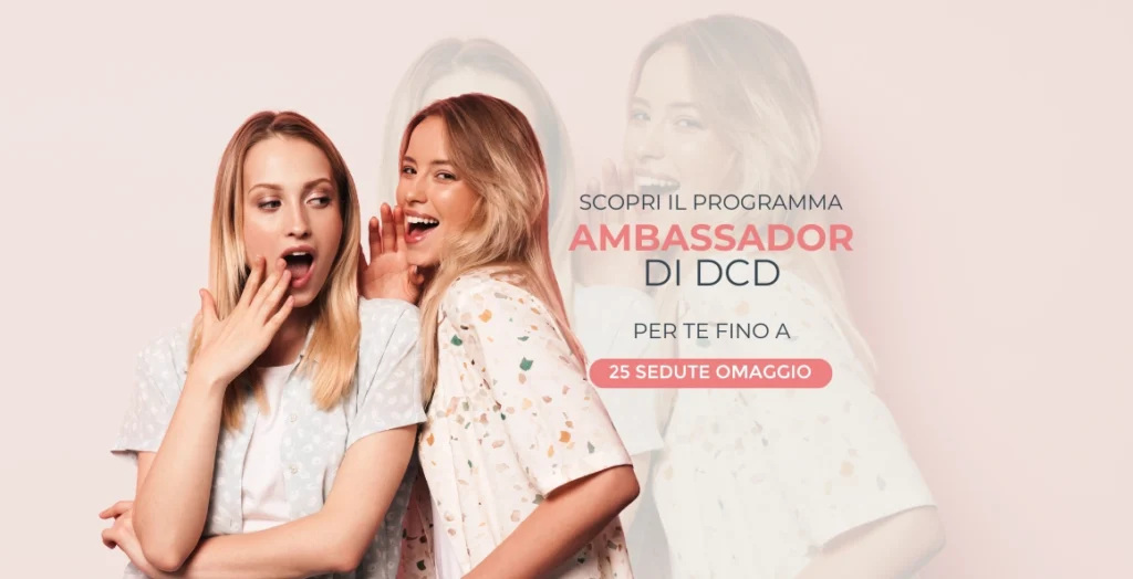 Due ragazze sorridenti che rappresentano il Programma Ambassador di DCD